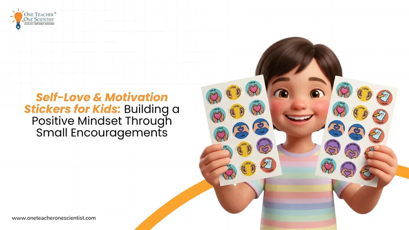 Self-Love & Motivation Stickers for Kids: Building a Positive Mindset Through Small Encouragements