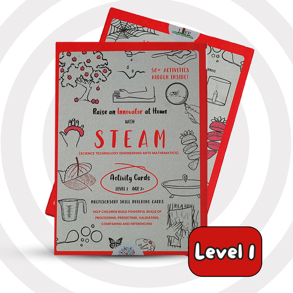 STEAM Activity Cards – Level 1 (Age 3+)