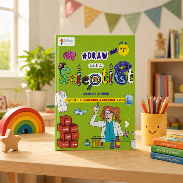 Draw Like a Scientist Level 1: Drawing Activity book