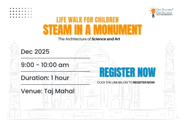 STEAM in a Monument (Taj Mahal) – The Architecture of Science and Art